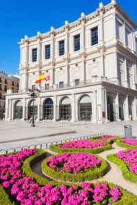 Royal theater, Plaza de Oriente, Madrid, Spain, Europe Royal theater, Plaza de Oriente, Madrid, Spain, Europe