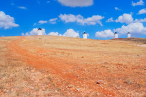 Windmills, Campo de Criptana, Ciudad Real Province, Castilla-La Mancha, Spain, 