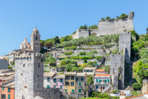 View of Portovenere village, Portovenere, La Spezia district, Liguria, Italy View of Portovenere village, Portovenere, La Spezia district, Liguria, Italy