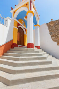 Orthodox church, Chorio, Symi Island, Dodecanese Islands, Greece