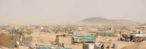 View of the Delgo gold market in the Sahara, Sudan