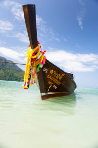 Typical longtail boat at Koh Phi Phi, Thailand, Andaman Sea, 