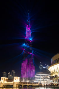 Dubai, Burj Khalifa lasershow