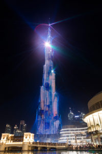 Dubai, Burj Khalifa lasershow