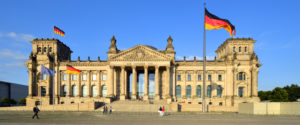 Germany, Berlin, Tiergarten district, the Reichstag or German Bundestag (German Parlement since 1999), a building conceived by Paul Wallot, inaugurated in 1894, with a glass dome added in 1999 by architect Sir Norman Foster Germany, Berlin, Tiergarten district, the Reichstag or German Bundestag (German Parlement since 1999), a building conceived by Paul Wallot, inaugurated in 1894, with a glass dome added in 1999 by architect Sir Norman Foster