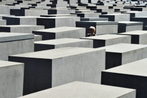 Germany, Berlin, Mitte district, Holocaust Mahnmal / Holocaust Memorial for victims of the Holocaust by the architect Peter Eisenmann Germany, Berlin, Mitte district, Holocaust Mahnmal / Holocaust Memorial for victims of the Holocaust by the architect Peter Eisenmann