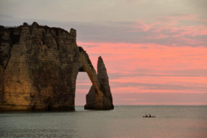 France, Seine Maritime, Caux, Alabaster Coast, Etretat, the Aval cliff, the Arch and the Aiguille (Needle) d'Aval France, Seine Maritime, Caux, Alabaster Coast, Etretat, the Aval cliff, the Arch and the Aiguille (Needle) d'Aval