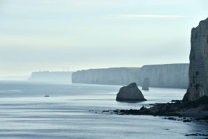 France, Seine Maritime, Pays de Caux, Cote d'Albatre (Alabaster Coast), Etretat, Amont cliff France, Seine Maritime, Pays de Caux, Cote d'Albatre (Alabaster Coast), Etretat, Amont cliff