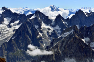 France, Haute Savoie, Chamonix Mont Blanc, Mont Blanc range, Grandes Jorasses (4208m) France, Haute Savoie, Chamonix Mont Blanc, Mont Blanc range, Grandes Jorasses (4208m)