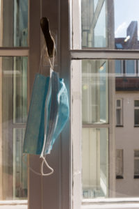 Mask at the window, Corona, Covid 19, Corona period, mask, entrance, exit, masks at the entrance, apartment, do not forget the mask Mask at the window, Corona, Covid 19, Corona period, mask, entrance, exit, masks at the entrance, apartment, do not forget the mask