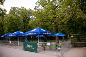 Beer garden, Chinese tower, Munich, English garden, end of lockdown, distance, Beer garden, Chinese tower, Munich, English garden, end of lockdown, distance,