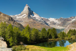 Grindjisee, Matterhorn, Zermatt (village), Valais, Switzerland Grindjisee, Matterhorn, Zermatt (village), Valais, Switzerland