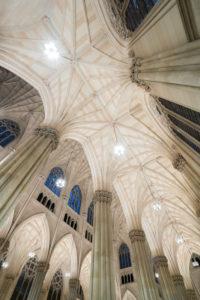 Interior view of the St. Patrick's Cathedral, 5Th avenue, Manhattan, New York city, New York, the USA Interior view of the St. Patrick's Cathedral, 5Th avenue, Manhattan, New York city, New York, the USA
