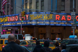Radio city Music Hall, 6Th avenue, Manhattan, New York city, New York, the USA Radio city Music Hall, 6Th avenue, Manhattan, New York city, New York, the USA
