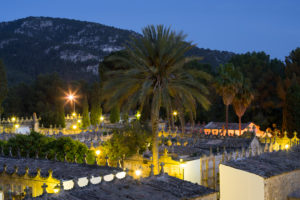 Cemetery in Andratx, Majorca, the Balearic Islands, Spain Cemetery in Andratx, Majorca, the Balearic Islands, Spain
