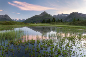 Blick vom Hirschbichl ins Defereggental, Hutner (2885m), Hohe Tauern, Osttirol, Tirol, Österreich Blick vom Hirschbichl ins Defereggental, Hutner (2885m), Hohe Tauern, Osttirol, Tirol, Österreich