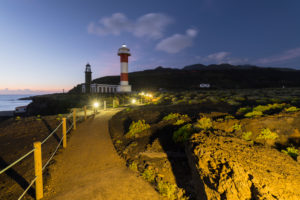 Lighthouse Faro de Fuencaliente, island La Palma, Canary islands, Spain Lighthouse Faro de Fuencaliente, island La Palma, Canary islands, Spain