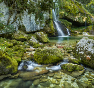 Slap Virje, Bovec, Soca valley, Slovenia Slap Virje, Bovec, Soca valley, Slovenia