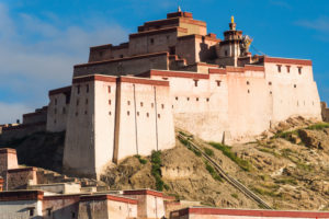 Gyantse, the fortification Dzong Gyantse, the fortification Dzong
