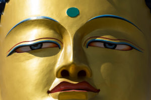 the monastery Hemis Schukpachen Gompa with Buddha statue the monastery Hemis Schukpachen Gompa with Buddha statue