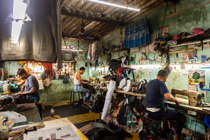 India, Mumbai, Dharavi slum