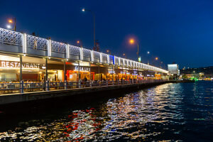 Turkey, Istanbul, Galata Bridge