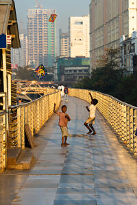 India, Mumbai, Charni Road Station