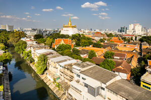 Thailand, Bangkok, the Golden Mount Temple