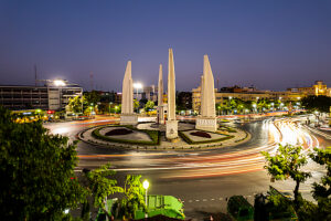 Thailand, Bangkok, the Democracy Monument