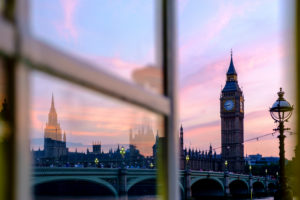 The Big Ben at the sunset, London, England, United Kingdom The Big Ben at the sunset, London, England, United Kingdom
