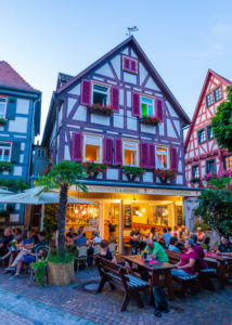 Deutschland, Baden-Württemberg, Besigheim, Gastronomie Deutschland, Baden-Württemberg, Besigheim, Gastronomie