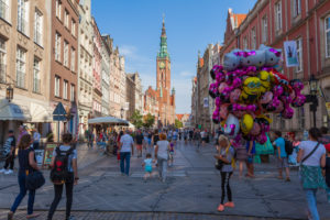 Europa, Polen, Pommern, Danzig, ulica Długa, Langgasse Europa, Polen, Pommern, Danzig, ulica Długa, Langgasse