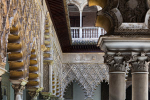 Europa, Spanien, Andalusien, Sevilla, Alcázar, Reales Alcázares de Sevilla, Patio de las Doncellas, Europa, Spanien, Andalusien, Sevilla, Alcázar, Reales Alcázares de Sevilla, Patio de las Doncellas,