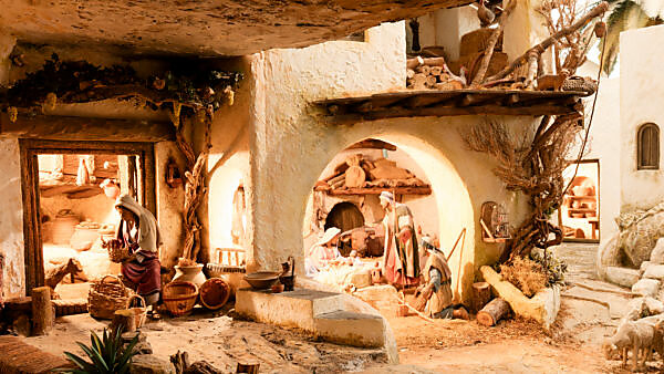 Belen, Museum, Nativity Scene, Arcos de la Frontera, Andalusia, Spain, Europe