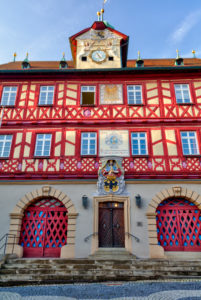 Rathaus, Hausfassade, Altstadt, Bad Staffelstein, Franken, Bayern, Deutschland, Europa, Rathaus, Hausfassade, Altstadt, Bad Staffelstein, Franken, Bayern, Deutschland, Europa,