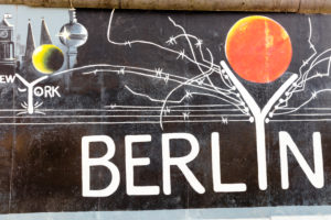 East Side Gallery, wall painting, graffiti of former Berlin Wall, Friedrichshain, Berlin, Germany East Side Gallery, wall painting, graffiti of former Berlin Wall, Friedrichshain, Berlin, Germany