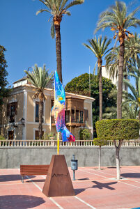 Paseo Maritimo, house facade, house view, architecture, Santiago de Ribera, Mar Menor, autonomous region of Murcia, Spain,
