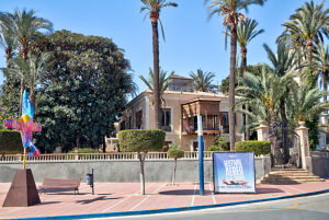 Paseo Maritimo, house facade, house view, architecture, Santiago de Ribera, Mar Menor, autonomous region of Murcia, Spain,