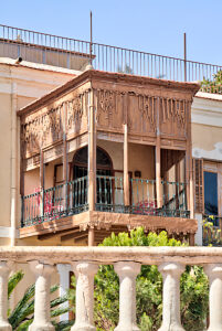 House facade, house view, architecture, town tour, Santiago de Ribera, Mar Menor, autonomous region of Murcia, Spain,