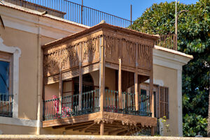 House facade, house view, architecture, town tour, Santiago de Ribera, Mar Menor, autonomous region of Murcia, Spain,