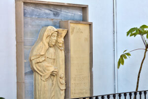 Parroquia de Santiago Apóstol, church, house facade, house view, architecture, Santiago de Ribera, Mar Menor, autonomous region of Murcia, Spain,