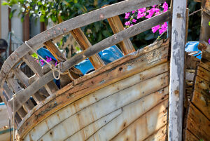 Boat wall, texture, still life, weathered, old, Santiago de Ribera, Mar Menor, autonomous region of Murcia, Spain,