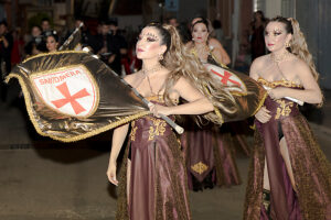 Moros y Cristianos, Fiesta, amateur actors, Desfile, parade, Santomera, Autonomous Community of Murcia, Spain,