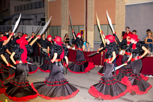 Moros y Cristianos, Fiesta, amateur actors, Desfile, parade, Santomera, Autonomous Community of Murcia, Spain,