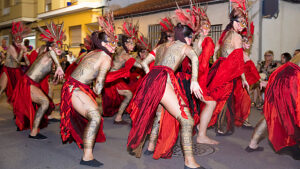 Moros y Cristianos, Fiesta, amateur actors, Desfile, parade, Santomera, Autonomous Community of Murcia, Spain,