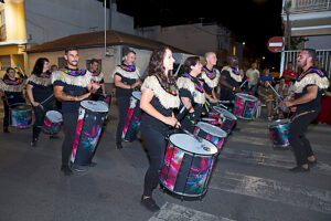 Moros y Cristianos, fiesta, drummers, desfile, parade, Santomera, Autonomous Community of Murcia, Spain,