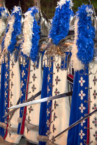 Entrada Cristiana, Moros y Cristianos, Relocation, Desfile, Comparsas, Orihuela, Valencian Community, Province of Alicante, Spain,