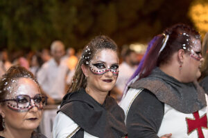 Entrada Cristiana, Moros y Cristianos, Relocation, Desfile, Comparsas, Orihuela, Valencian Community, Province of Alicante, Spain,