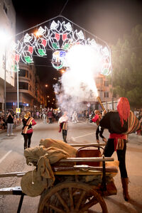 Entrada Cristiana, Moros y Cristianos, Relocation, Desfile, Comparsas, Orihuela, Valencian Community, Province of Alicante, Spain,