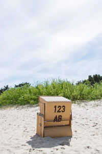 Germany, Mecklenburg-Western Pomerania, Usedom Island, Beach chair on the beach Germany, Mecklenburg-Western Pomerania, Usedom Island, Beach chair on the beach